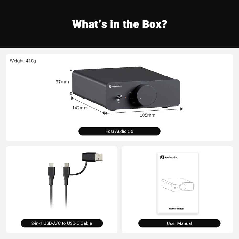 Fosi Audio Q6 - Image 2