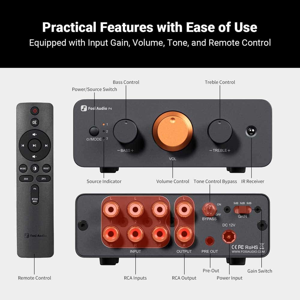 Fosi Audio P4 - Image 4